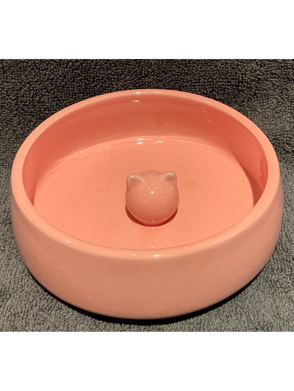 Magenta Lane Whimsical Pink 3D Small Pet Water/Food Bowl
